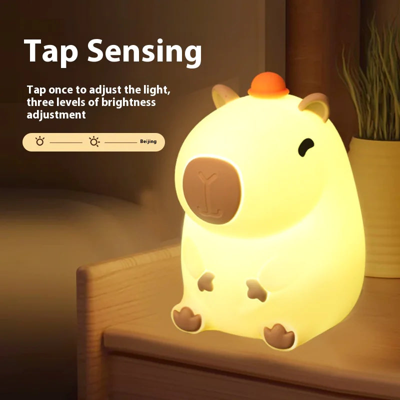 Cuddly Capybara Night Light