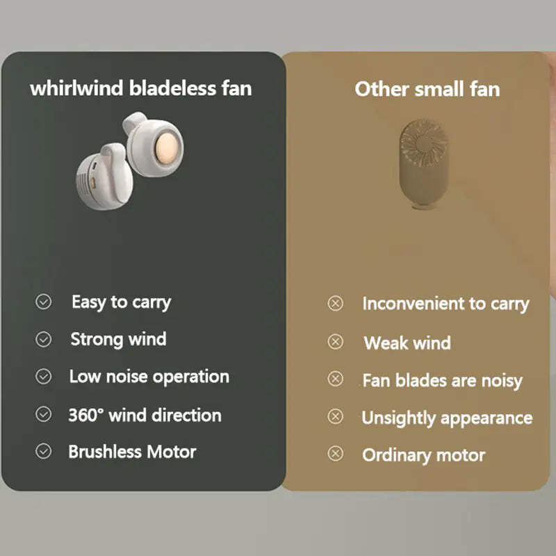 Chic Clip-On USB Neck Fan