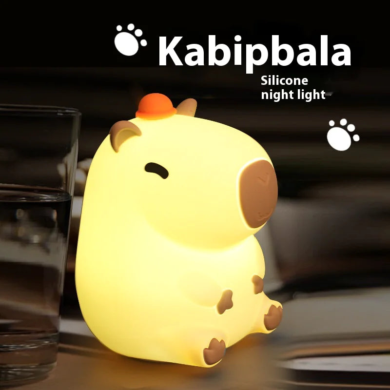 Cuddly Capybara Night Light